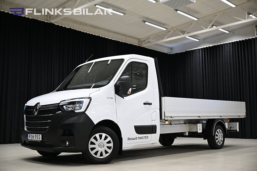 Renault master 2.3 dCi 145HK L4|Långflak|Värmare|GPS|EnÄgre|Leasbar