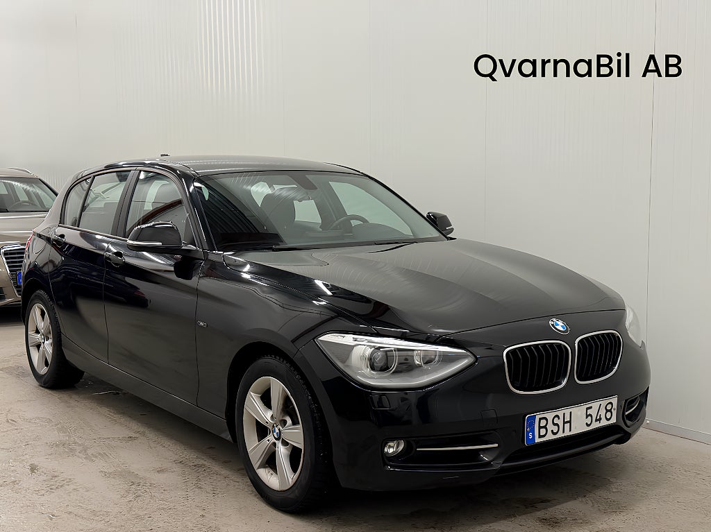 BMW 120D 184hk Steptronic Sport line *1 Ägare/0% ränta*
