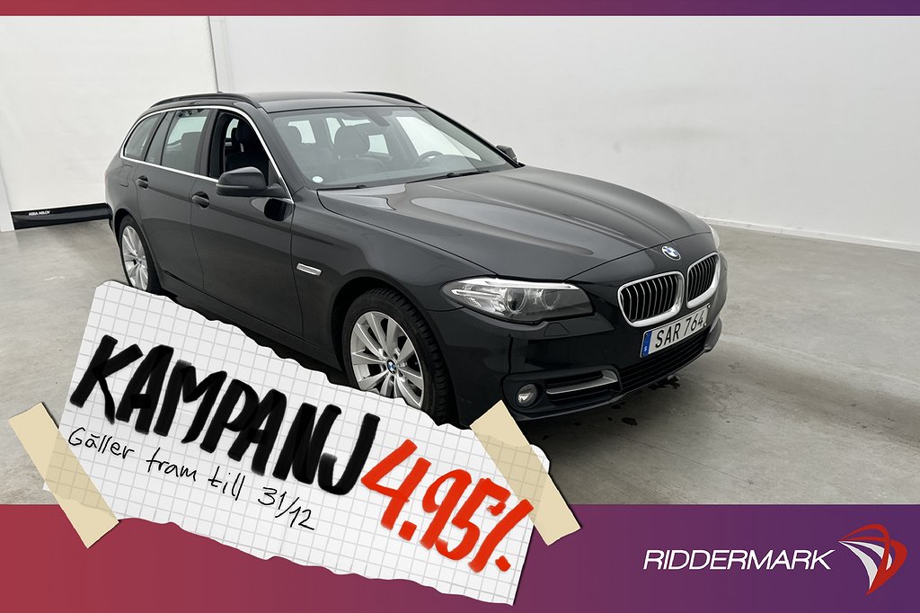 BMW 520 d xDrive Touring Skinn Rattvärme Drag 4,95% Ränta