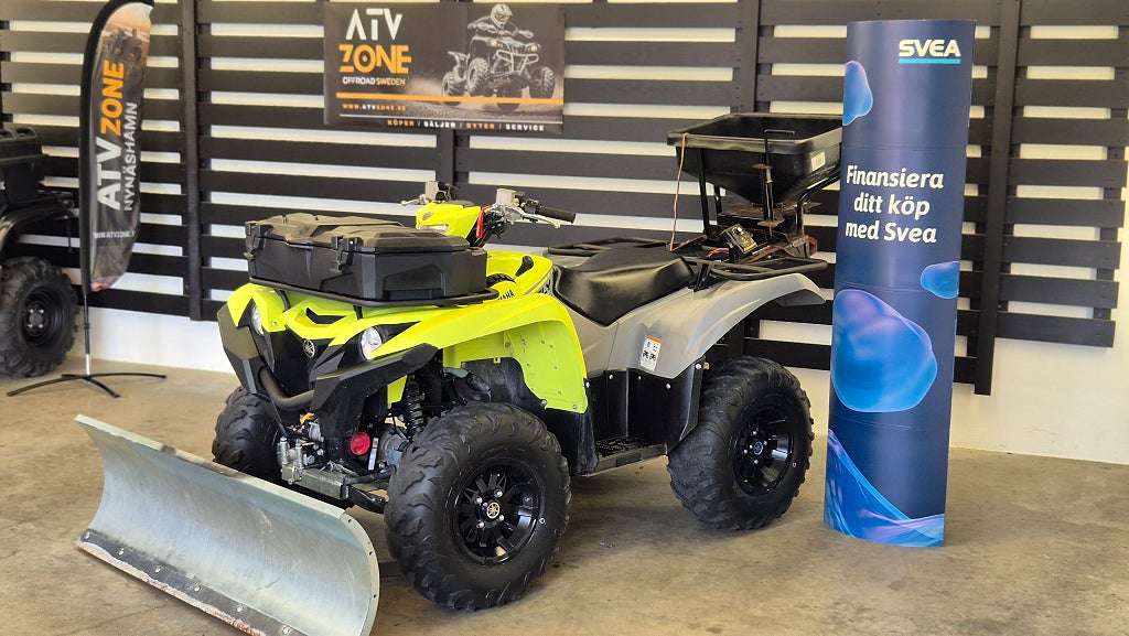 Yamaha Grizzly 700 EPS | Moms | Snöplog | Sandspridare | RÄNTEKAMPANJ