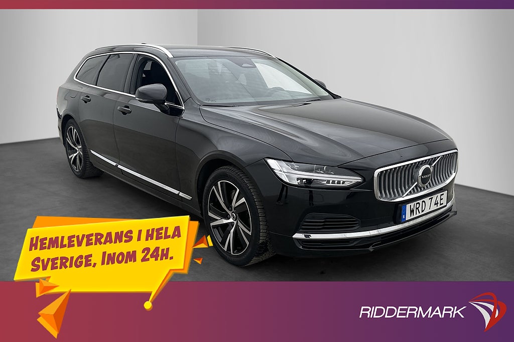 Volvo V90 Recharge T6 AWD Momentum Läder Värmare Drag