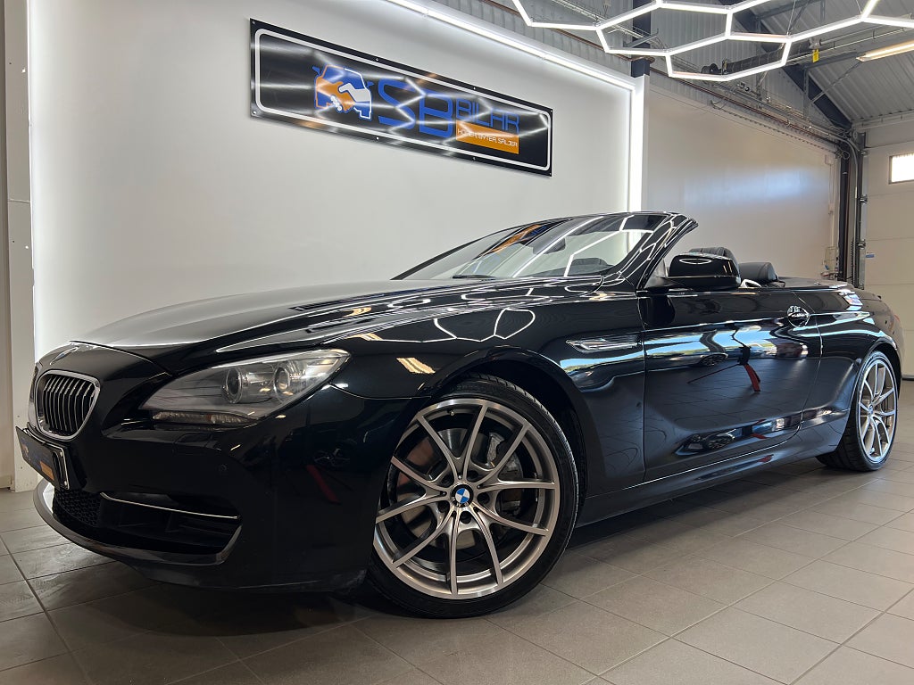 BMW 640 i Convertible Steptronic, 320hk HiFi Softclose Facelift