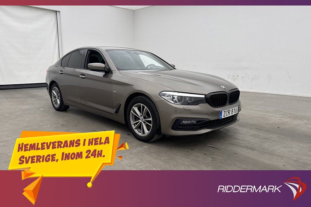 BMW 520 d xDrive Sedan 190hk Sportline Värmare Kamera Navi