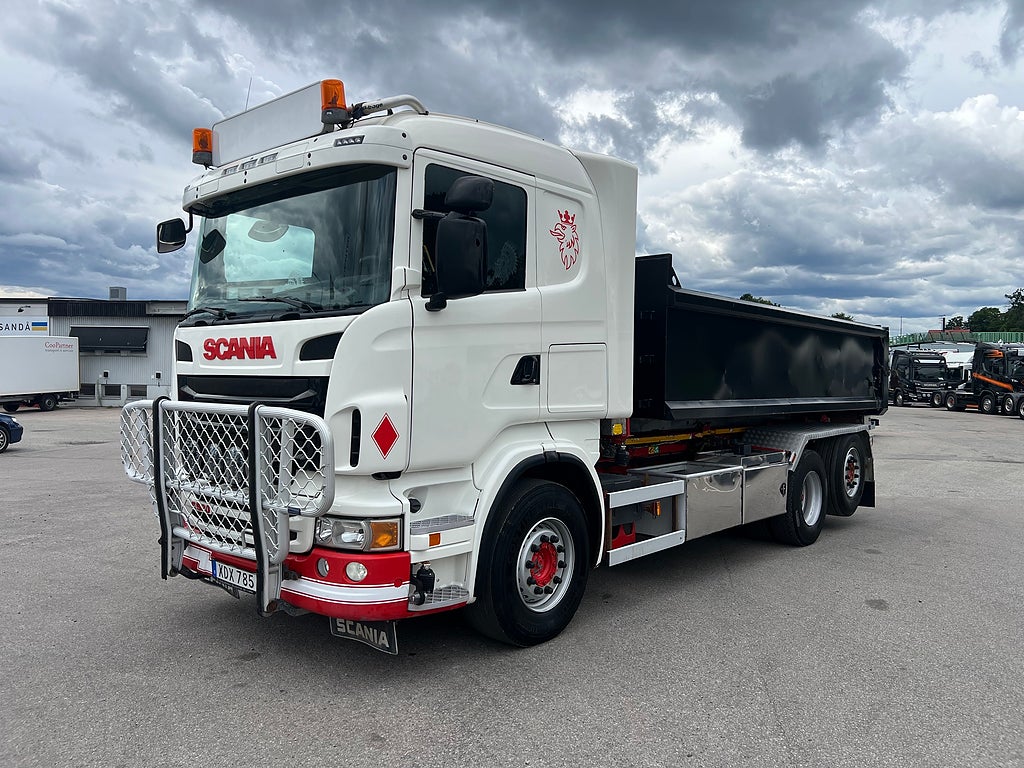 Scania R500 V8 6x2*4 Manuell Växellåda, Lastväxlare inkl flak
