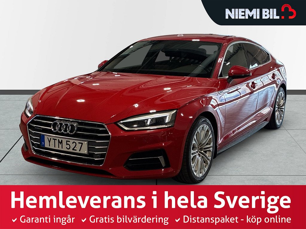 Audi A5 Sportback 2.0 TDI Quattro S Tronic Drag P-sens Dvärm