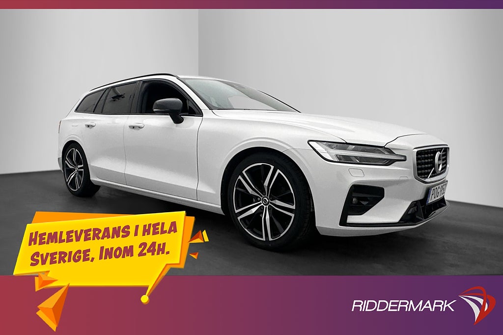 Volvo V60 D4 R Design Kamera Värmare BLIS Keyless VOC Navi