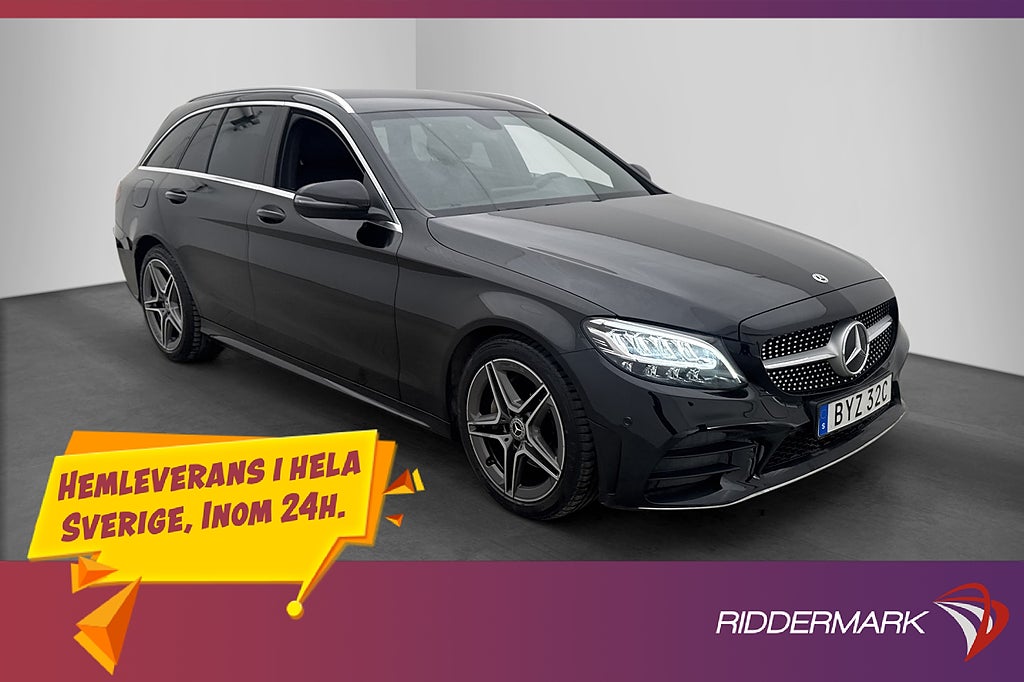 Mercedes-Benz C 220 T d 9G AMG Cockpit Skinn Kamera Drag Nav