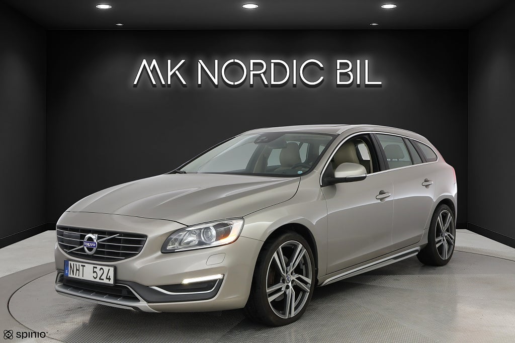 Volvo V60 D5 AWD 215hk Geartronic Summum Taklucka Dragkrok