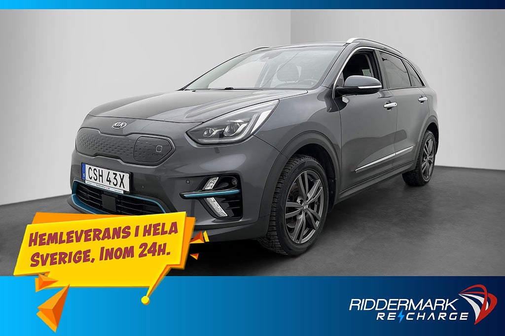 Kia E-Niro 64 kWh Advance Plus Kamera Skinn CarPlay Rattvärm