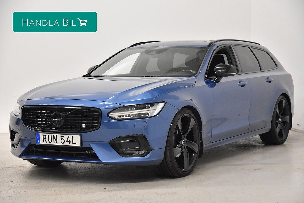 Volvo V90 D4 AWD R-Design Pano HUD 360º D-värm H/K 190hk