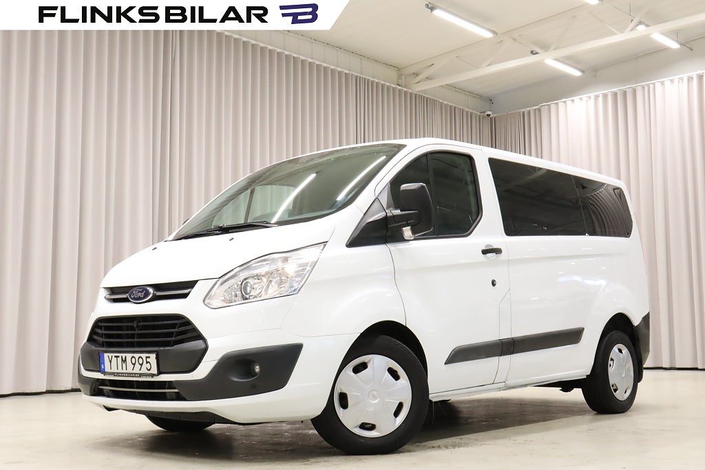 Ford Transit Custom Kombi 2.0 130HK Automat 9-Sits Värmare
