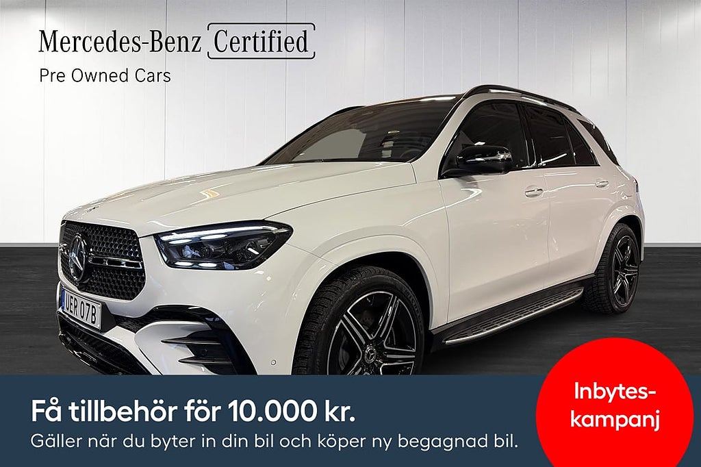 Mercedes-Benz GLE 350 Moms/AMG/Panorama/Burmester/Dragkrok