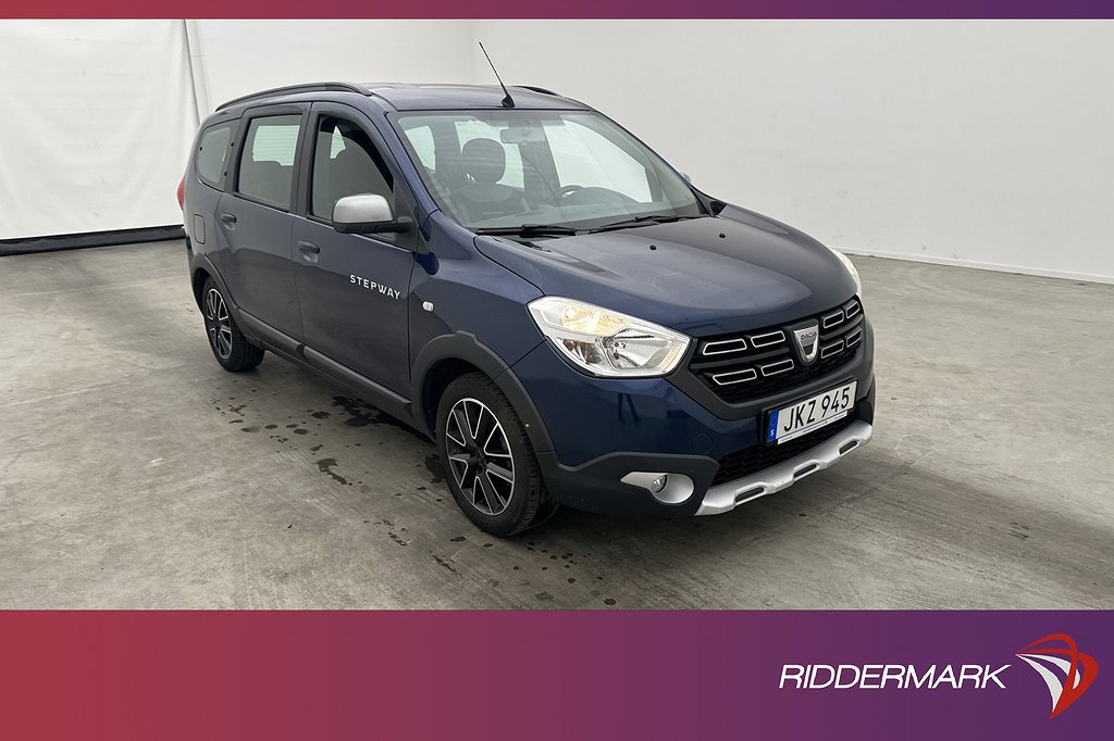 Dacia Lodgy Stepway 1.2 TCe 115hk 7-Sits Navi S 4,95% Ränta