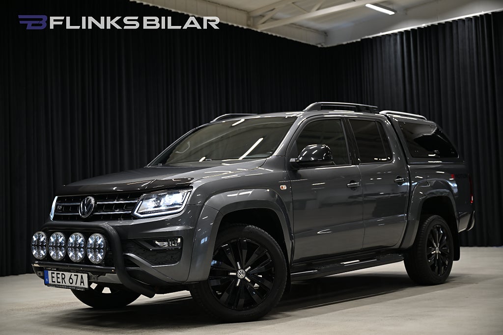 Volkswagen Amarok 258HK Automat|Aventura|Kåpa|Blackline|Inredd|Dubbelgolv