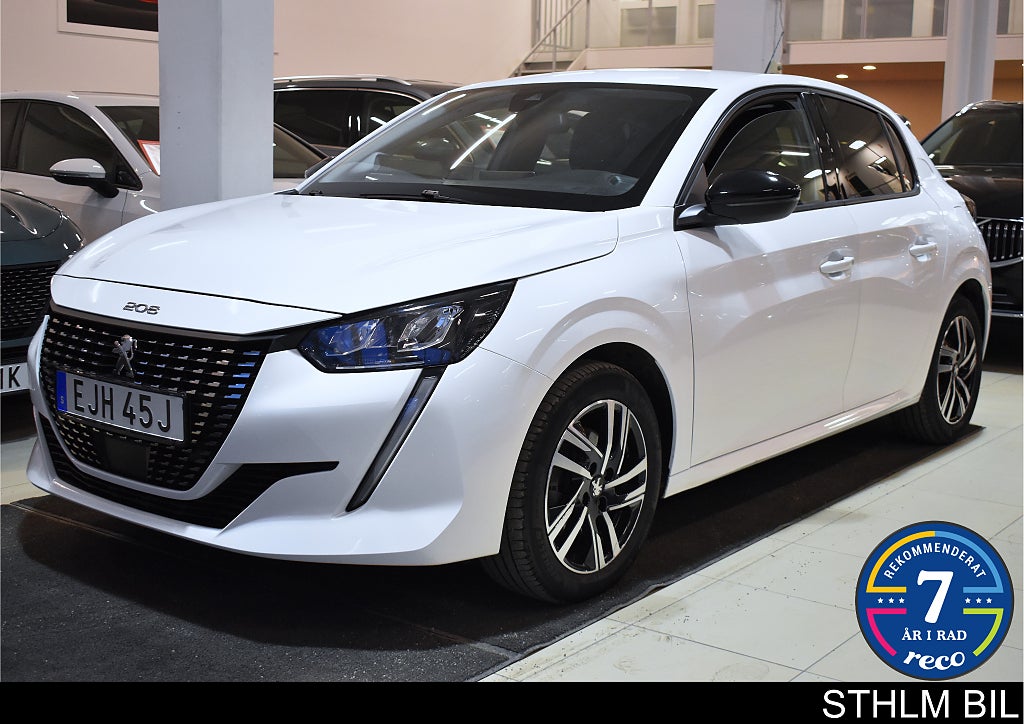 Peugeot 208 1.2 PureTech Aut B-kamera BT 4,95% Ränta 