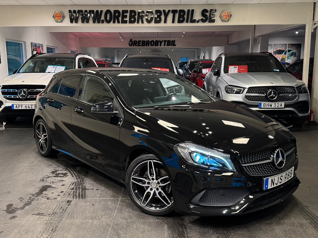 Mercedes-Benz A 180 AMG Sport Night paket B-kamera 122hk