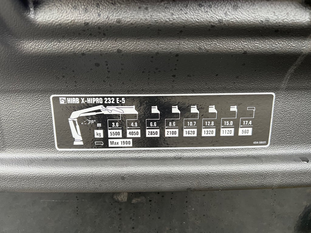 Övriga Nytt Kranflak Hiab eX.232.HiPro E-5 Kran Schaktlucka