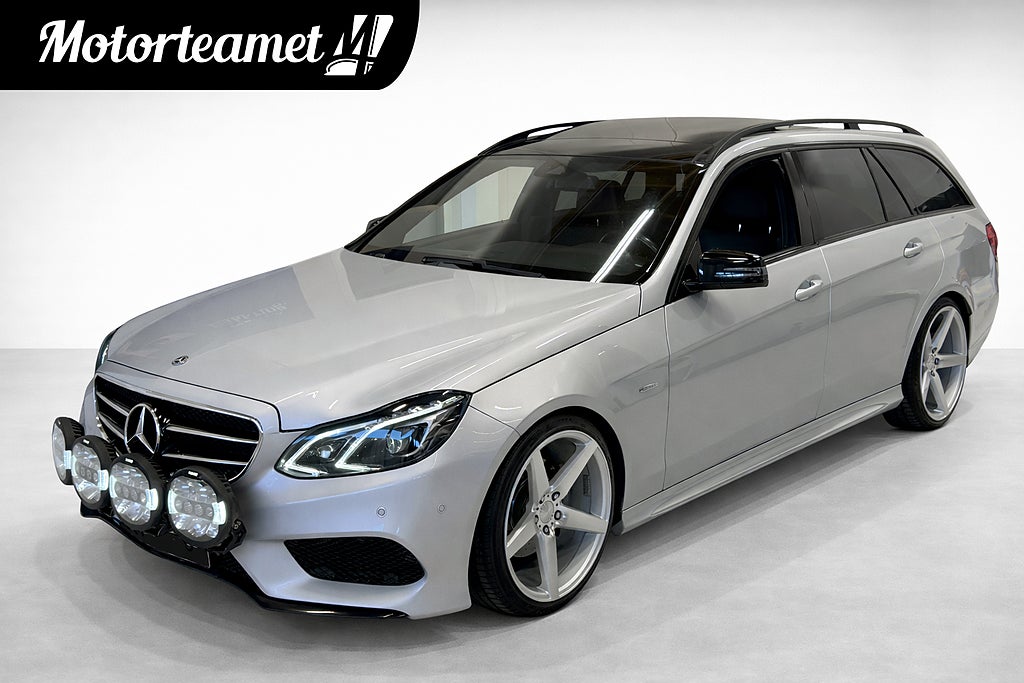 Mercedes-Benz E 220d 4MATIC 7G AMG Pano H/K Skinn Drag Komfortstolar