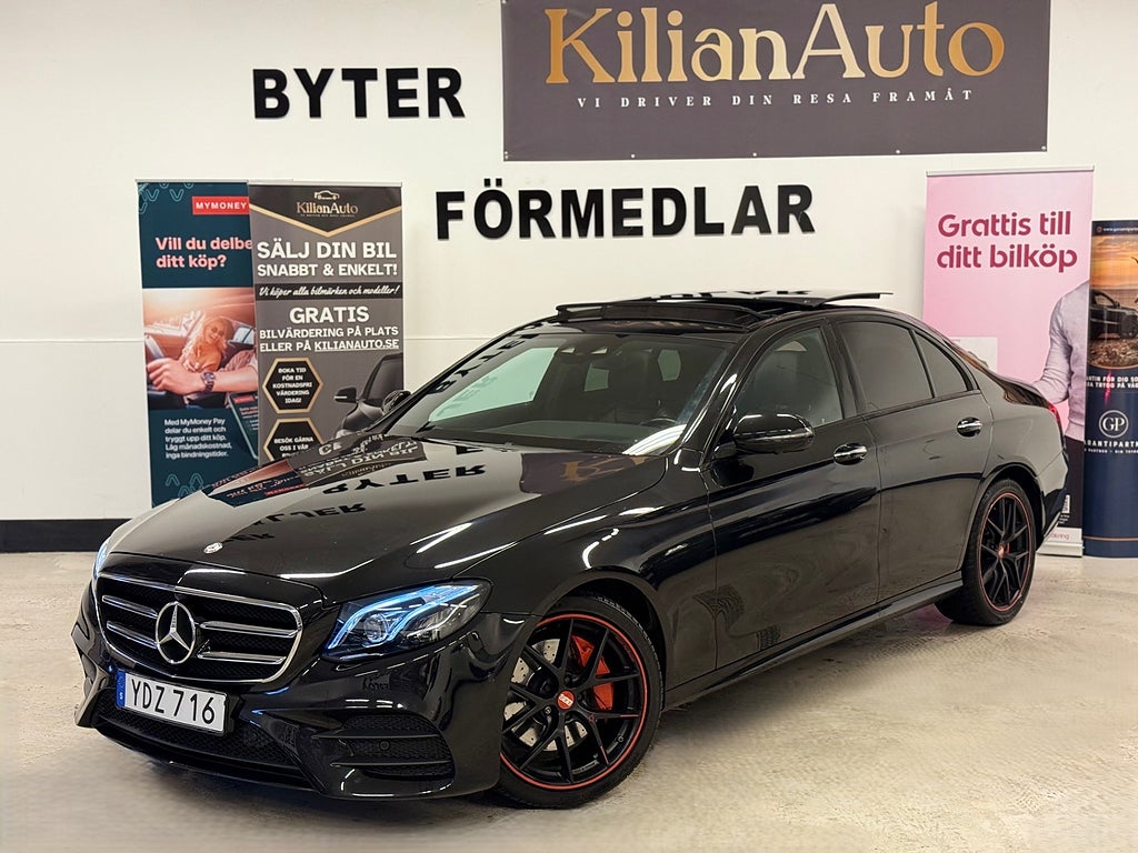 Mercedes-Benz E 220 d AMG Line / Pano / Hud / Elstol / Burmester / 360°