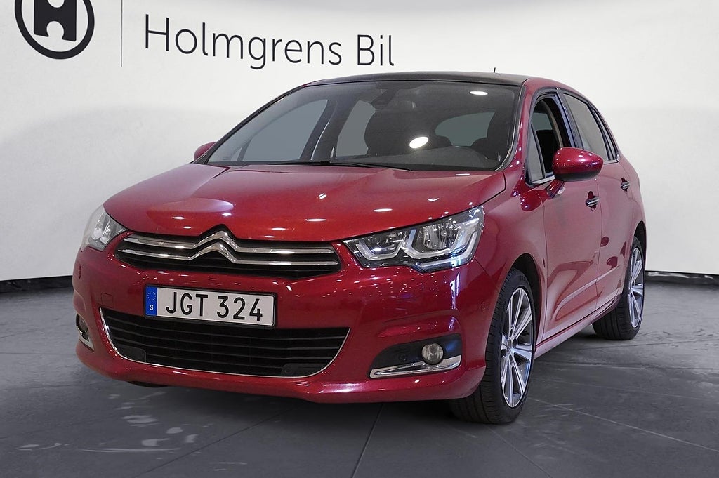 Citroën C4 1,6 BlueHDi 120hk Panoramaglastak | Ränta 3,95%