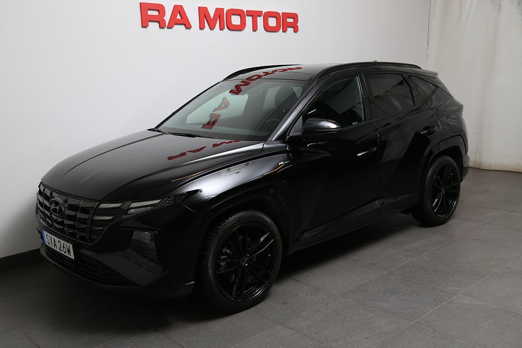 Hyundai Tucson 1,6 T-GDi Hybrid 230hk 4WD HEV N-Line 360° Pano Drag 