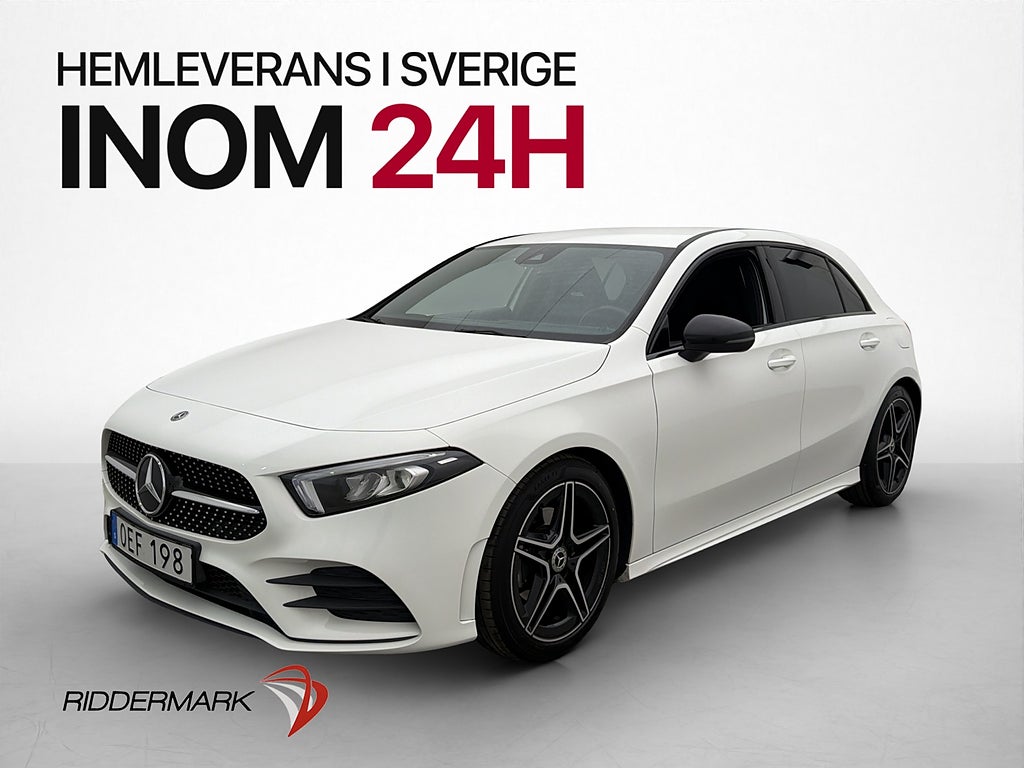 Mercedes-Benz A 200 163hk AMG Kamera Halvskinn Bluetooth