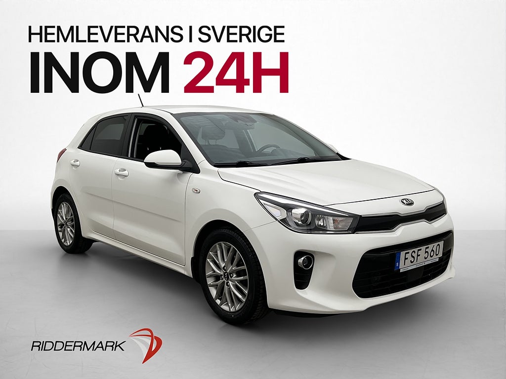Kia Rio 1.2 CVVT 84hk GLS Kamera Rattvärme ISOFIX CarPlay