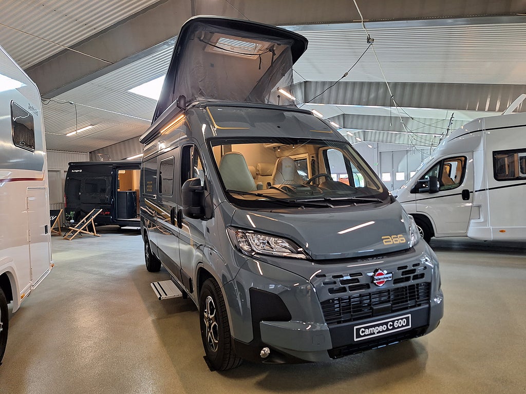 Bürstner B66 Campeo C 600 Långbädd, Automat, Solcell, Lager