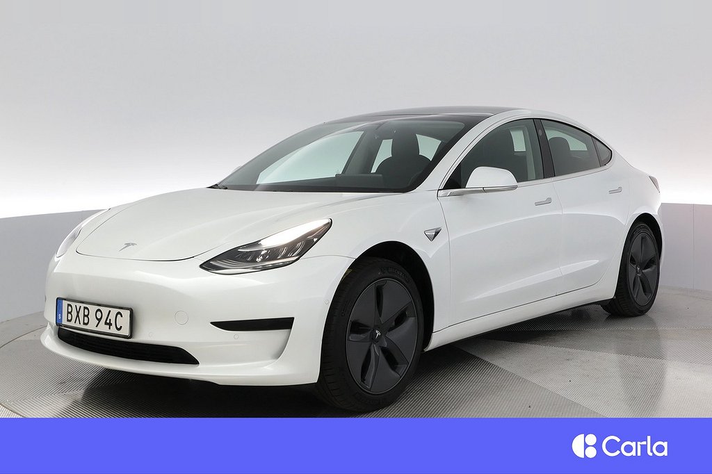 Tesla Model 3 Standard Range Plus Autopilot Pano Drag V-Hjul