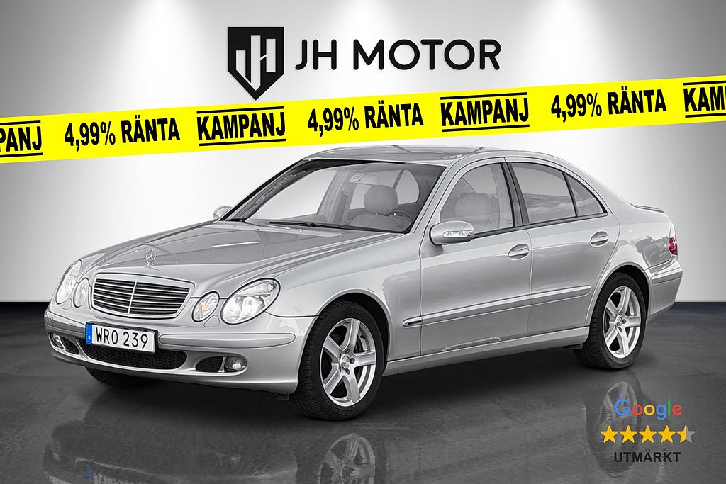 Mercedes-Benz E200 200 Kompressor 5G-Tronic Classic Dragkrok/Mok/SoV