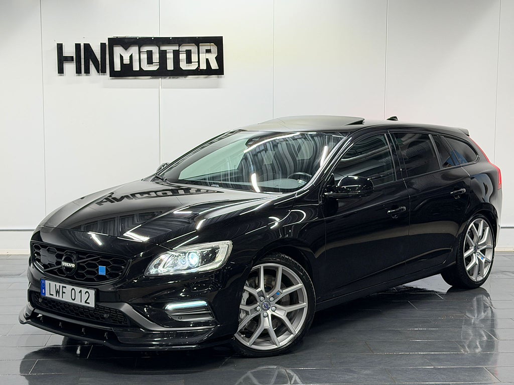 Volvo V60 Polestar T6 AWD 351hk 6-Cyl |TakL|H/K|SportAvgas|BKam|