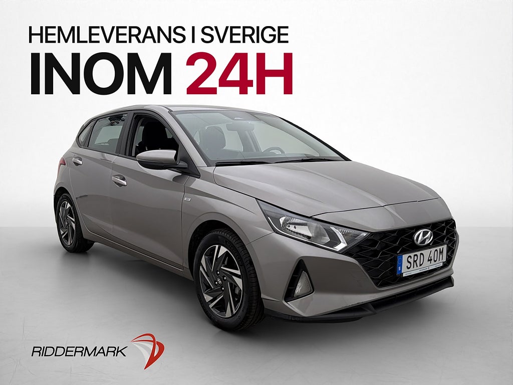 Hyundai i20 100hk Essential Cockpit Kamera Rattvärme Drag