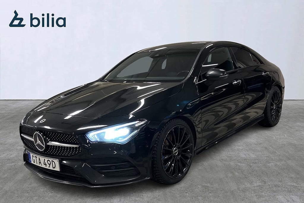 Mercedes-Benz CLA 220 d 4MATIC AMG-LINE/Keylessgo/S-VHjul/Dieselvärmare/Backkame..
