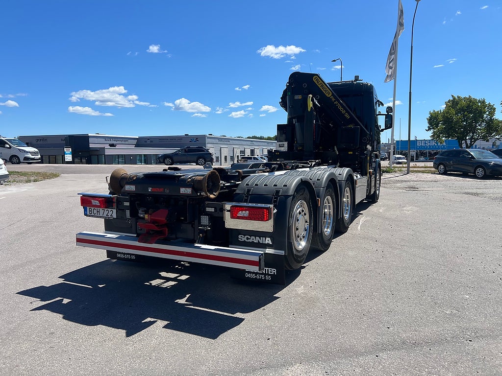 Scania R490 8x4*4 Tridem Kranväxlare, Palfinger 27002 Kran