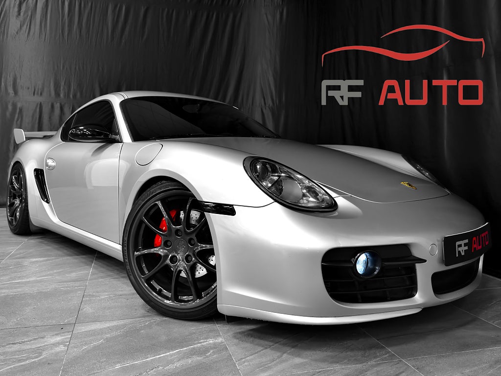 Porsche Cayman S Svensksåld Sport Chrono Sportavgas 295hk