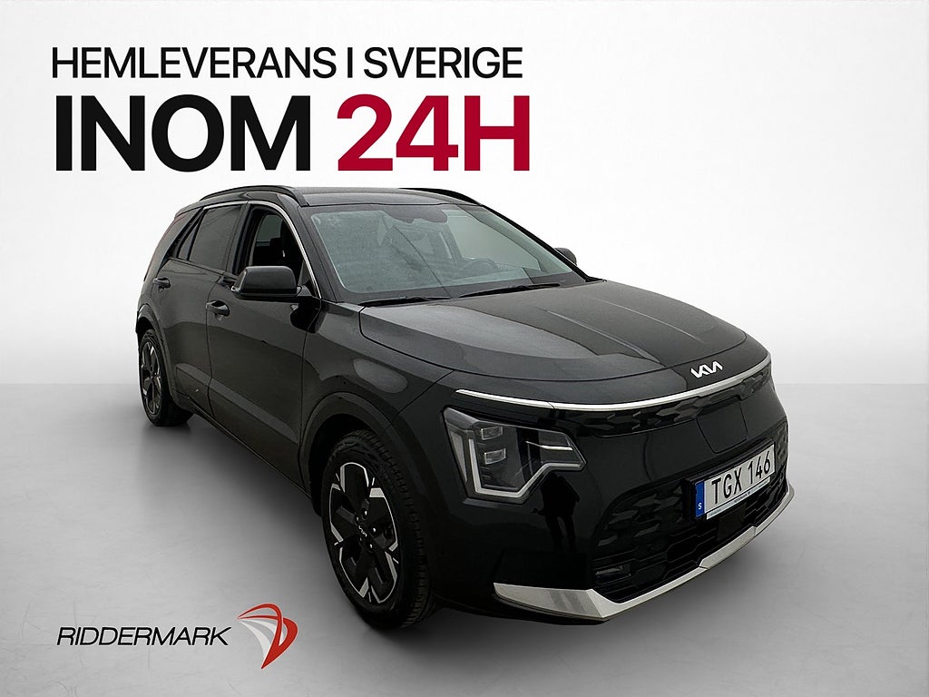 Kia Niro EV 204hk Advance Kamera Rattvärme CarPlay Skinn