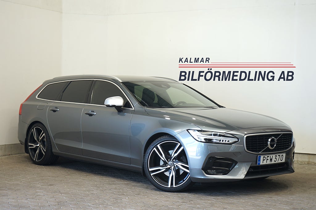 Volvo V90 D4 Automat R-Design B-kamera Dragkrok 190hk
