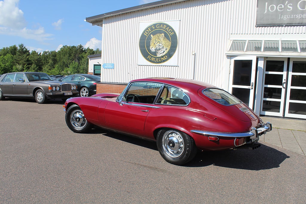Jaguar E-Type V12 Series 3, orenoverad originalbil, mkt påkostad