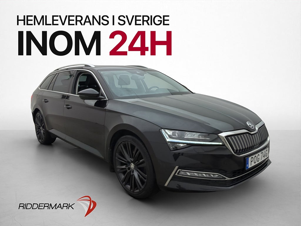 Skoda Superb iV Plug-in Värmare Cockpit Drag Kamera Skinn