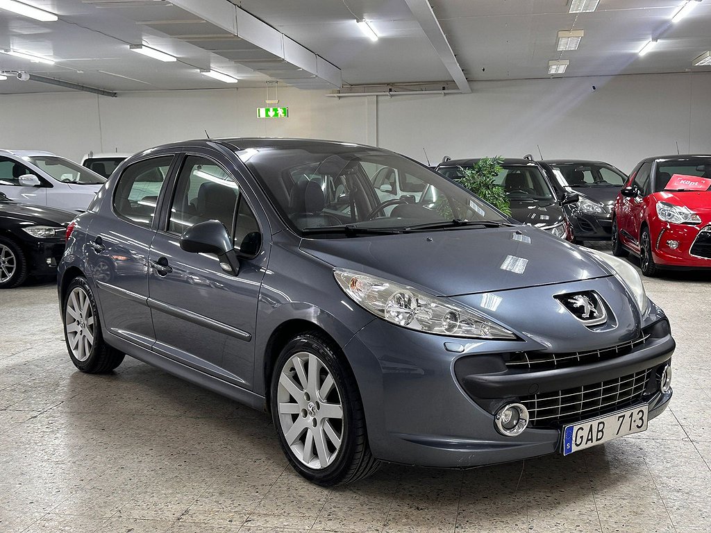 Peugeot 207 5-dörrar 1.6 THP 150hk I Panorama I DRAG