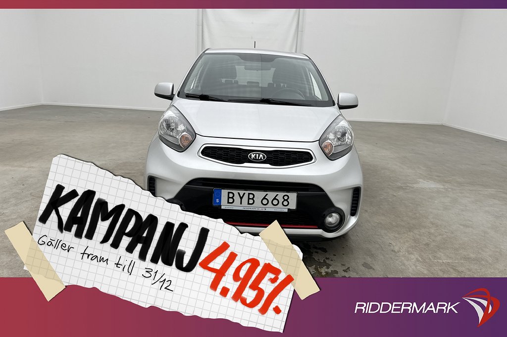 Kia Picanto 1.0 MPI 67hk Special Edt Kamera Ra 4,95% Ränta