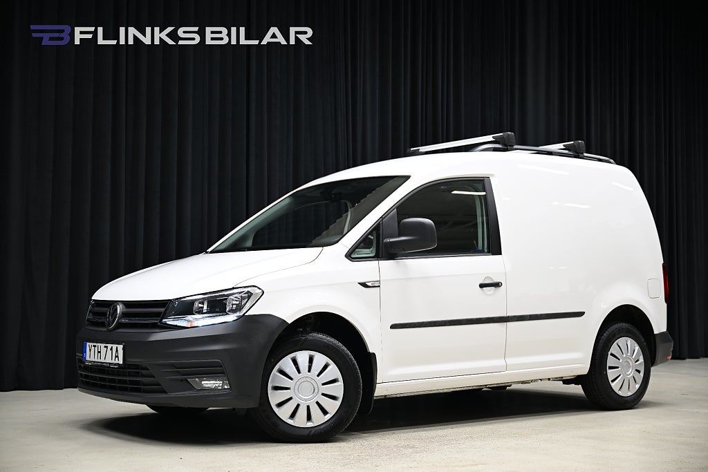 Volkswagen Caddy DSG 102HK Inredd|Drag|Värmare|Takräcken|M/K-Värmare