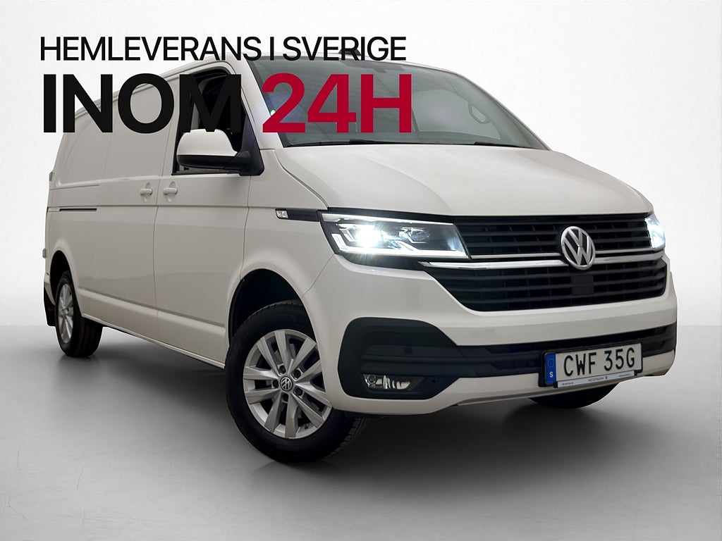 Volkswagen Transporter L2 150hk Drag LED PDC CARPLAY Moms