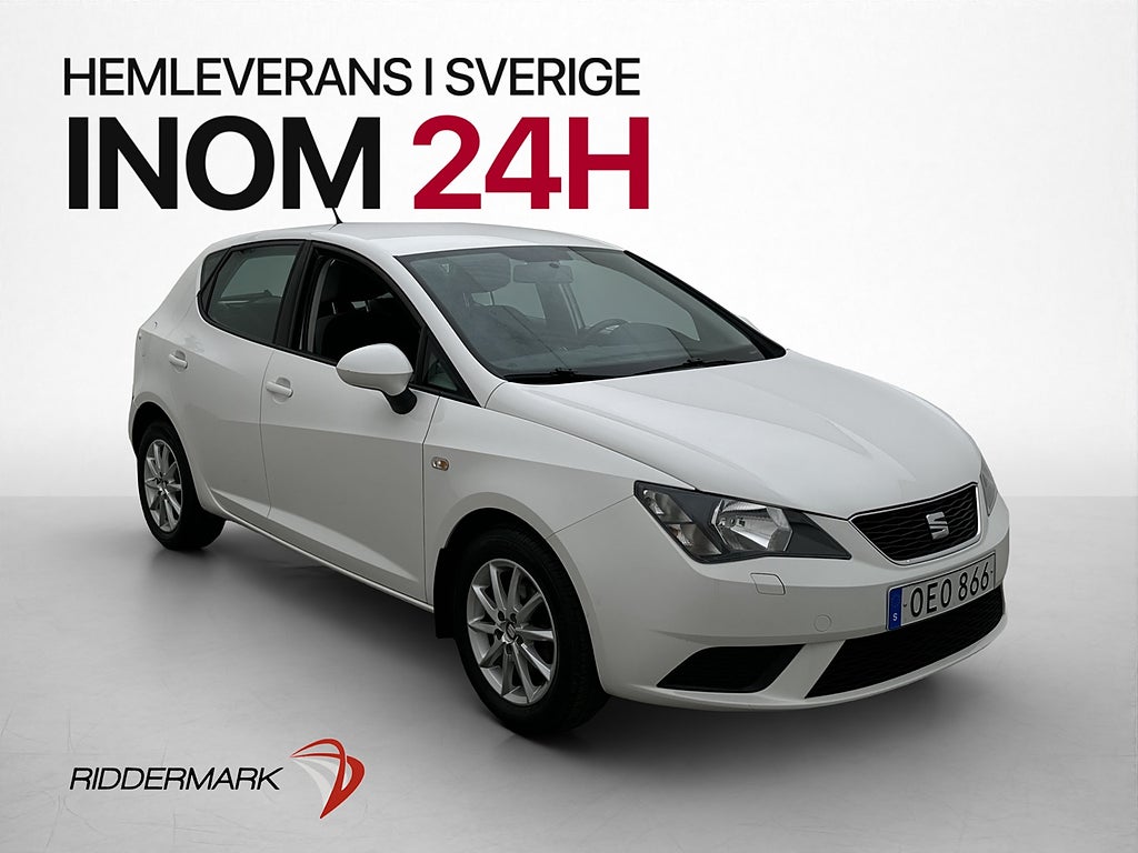 Seat Ibiza 1.2 TSI 90hk Style Farthållare Bluetooth