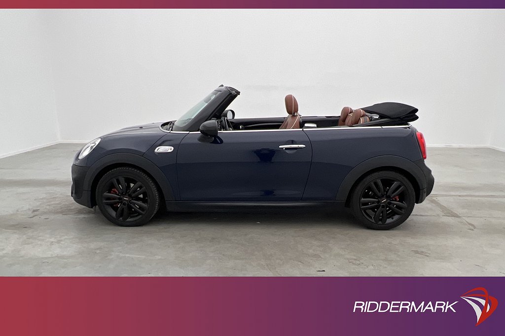 MINI Cooper S Convertible 192hk JCW H/K Kamera Skinn Keyless