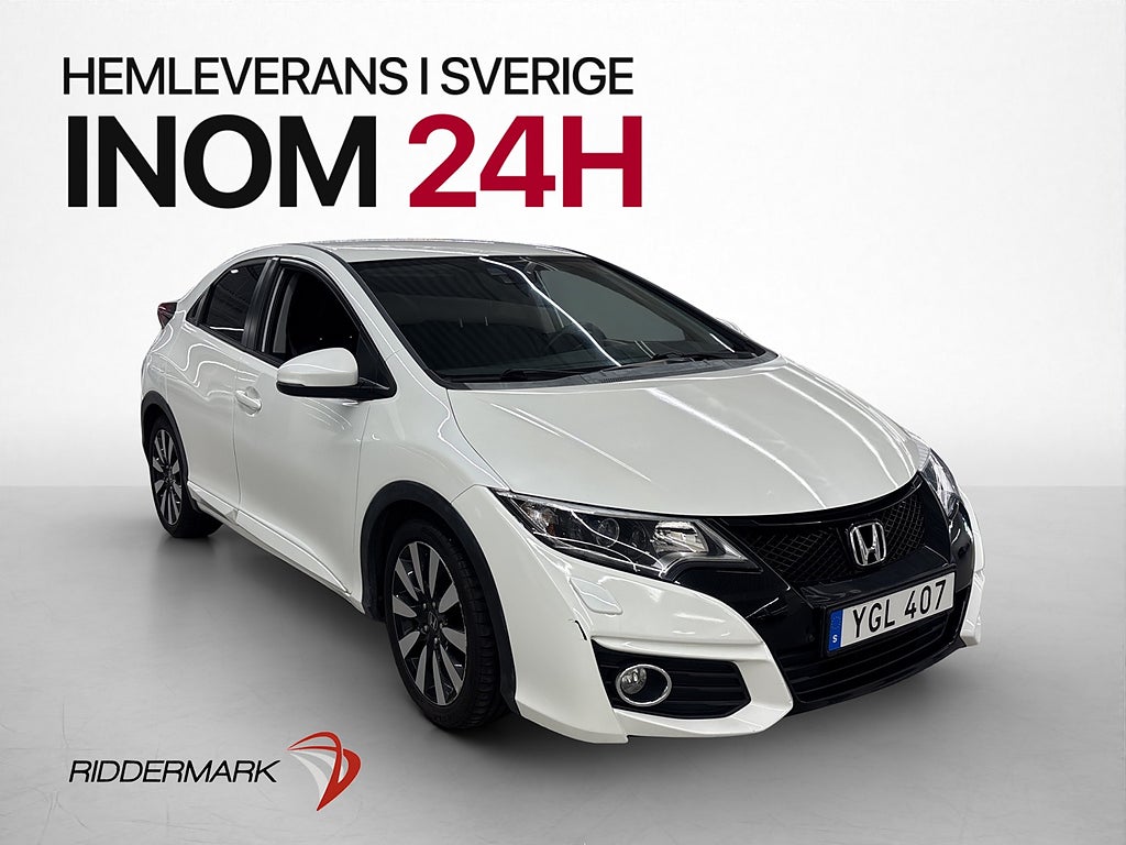 Honda Civic 1.3 i-VTEC 99hk Sport Kamera Navi Bluetooth