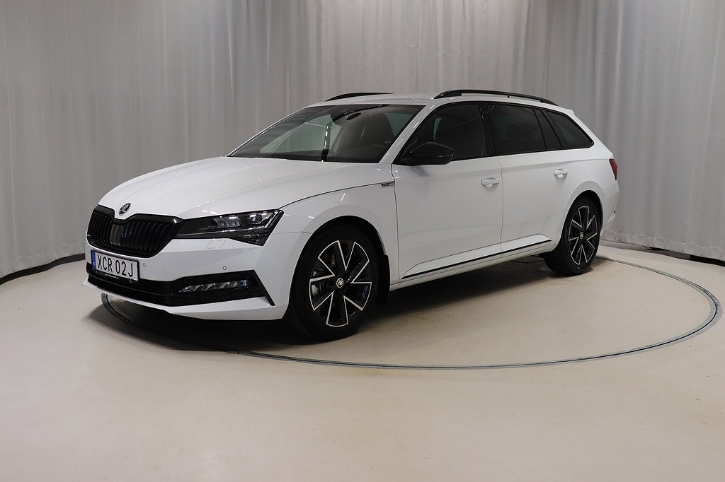 Skoda Superb Combi 200hk Aut, Sensorer, Drag, Värmare, Sportline