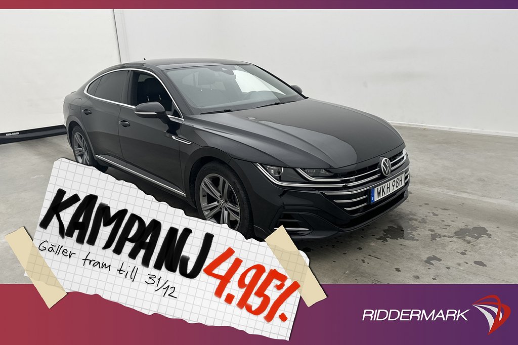 Volkswagen Arteon TDI 4M 200hk R-Line Cockpit D- 4,95% Ränta