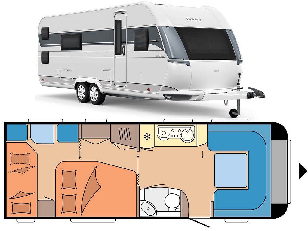 Hobby 650 KFU De Luxe, Alde, AC, Ugn, Micro mm – Haag & Carlsson Bil AB