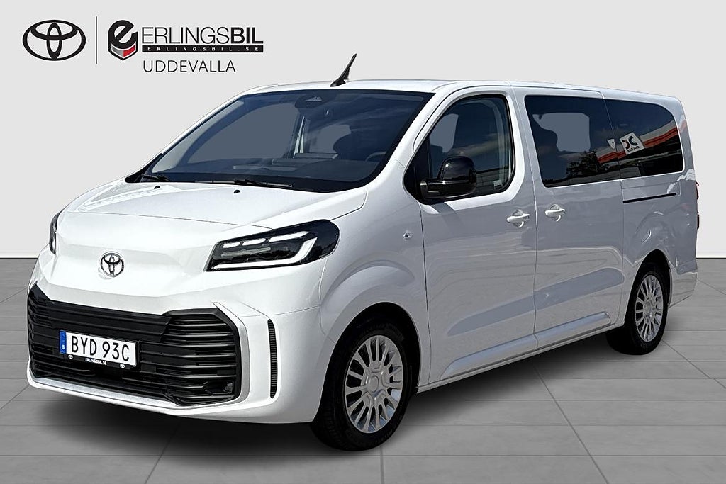 Toyota Proace Verso 2,2D 180HK AUTOMAT SHUTTLE KOMFORTPKT DRAG 9-SITS MOMS